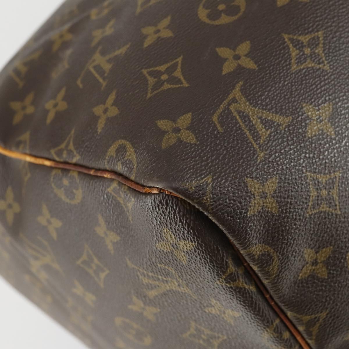 LOUIS VUITTON Monogram Keepall 55 Boston Bag M41424 LV Auth BA10136
