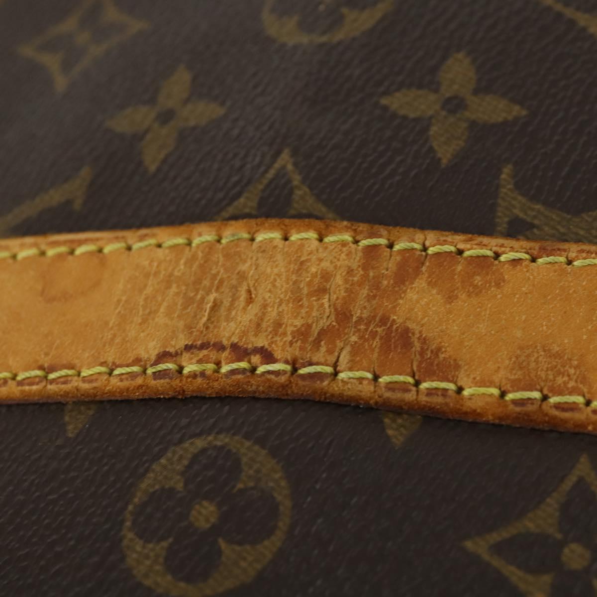 LOUIS VUITTON Monogram Keepall 55 Boston Bag M41424 LV Auth BA10136