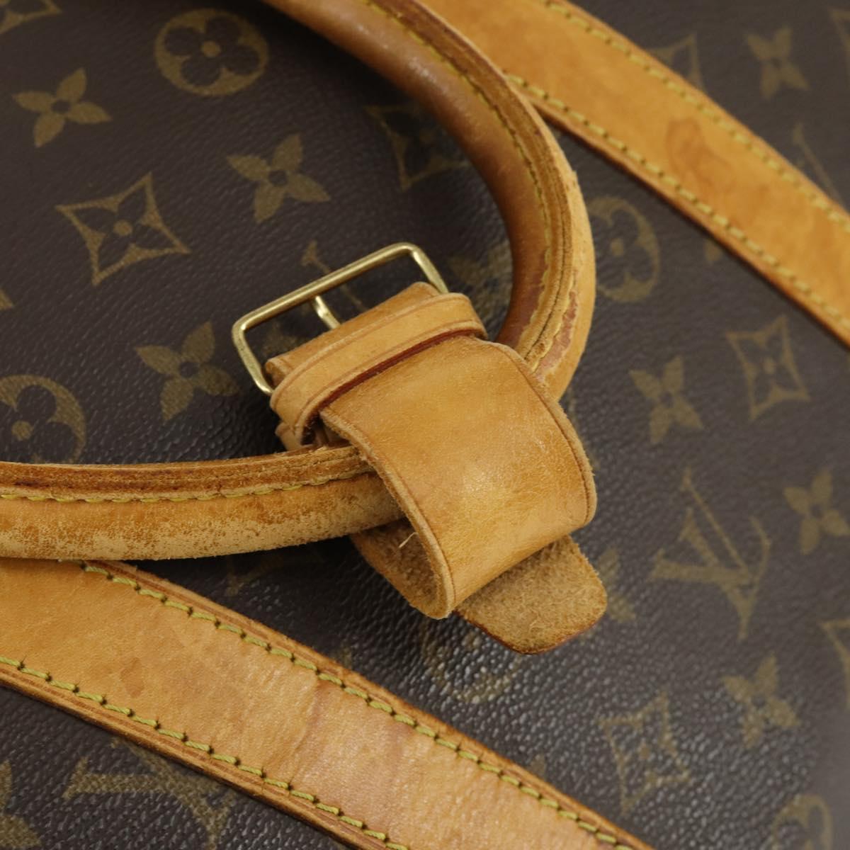 LOUIS VUITTON Monogram Keepall 55 Boston Bag M41424 LV Auth BA10136