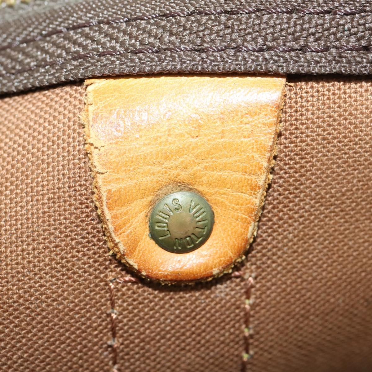 LOUIS VUITTON Monogram Keepall 55 Boston Bag M41424 LV Auth BA10136