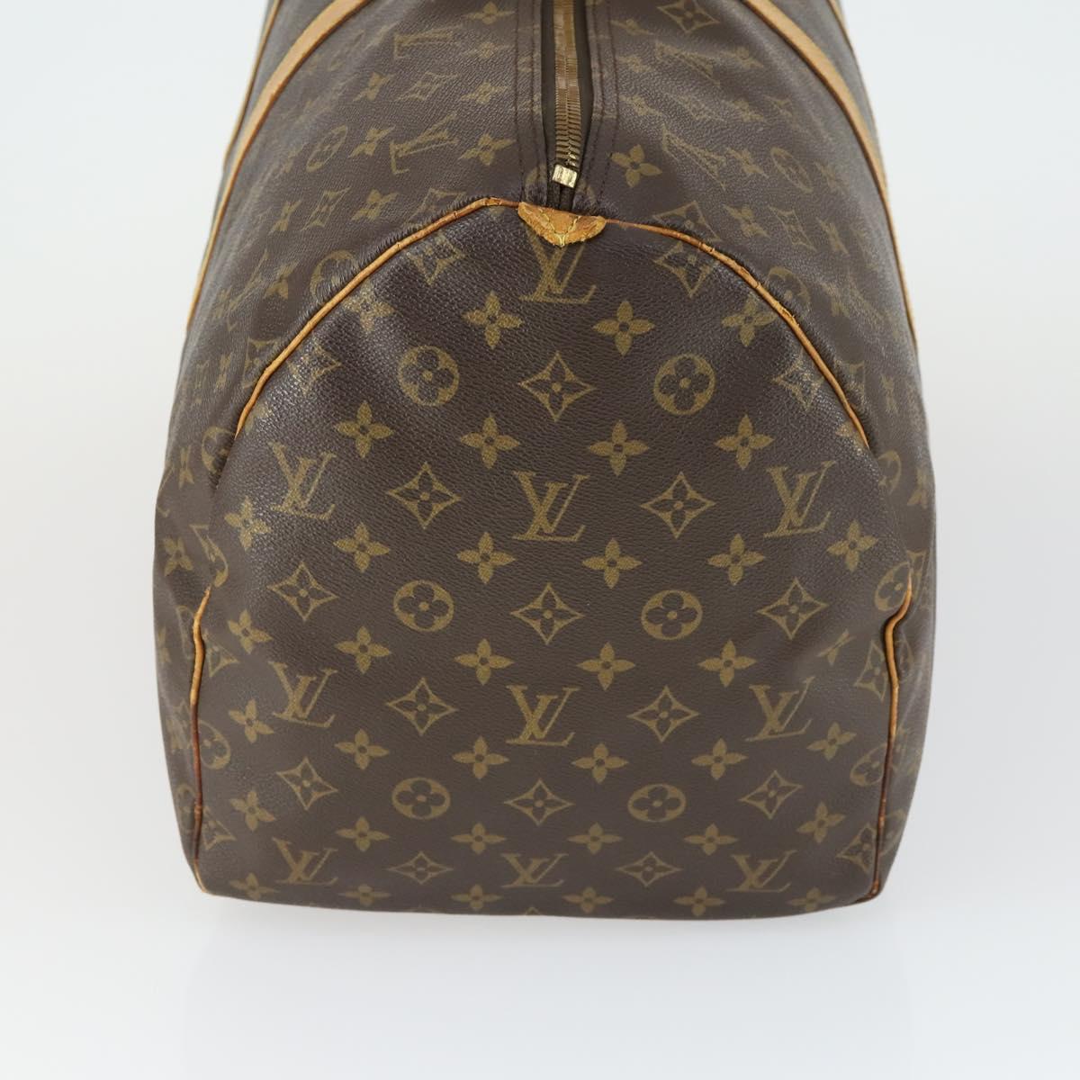 LOUIS VUITTON Monogram Keepall 55 Boston Bag M41424 LV Auth BA10136