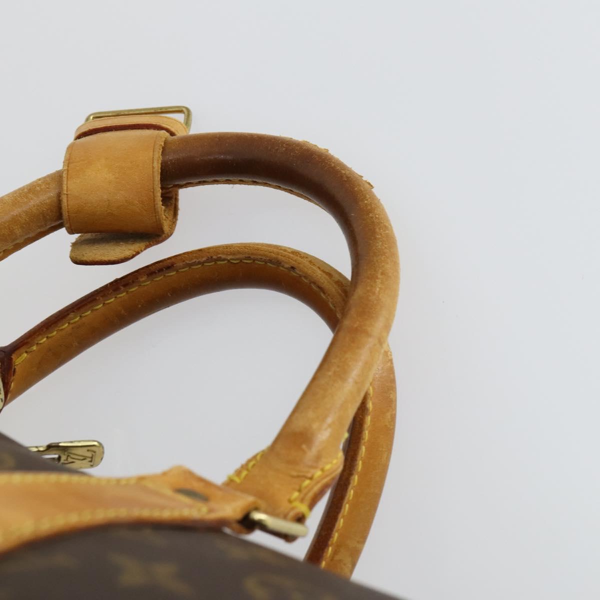 LOUIS VUITTON Monogram Keepall 55 Boston Bag M41424 LV Auth BA10136