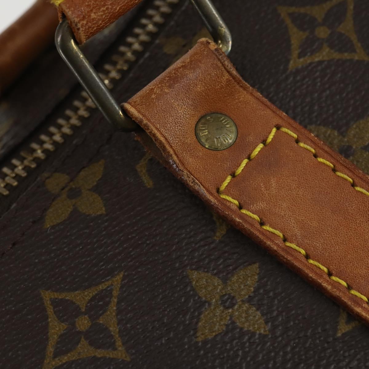 LOUIS VUITTON Monogram Keepall 60 Boston Bag M41422 LV Auth BA10138