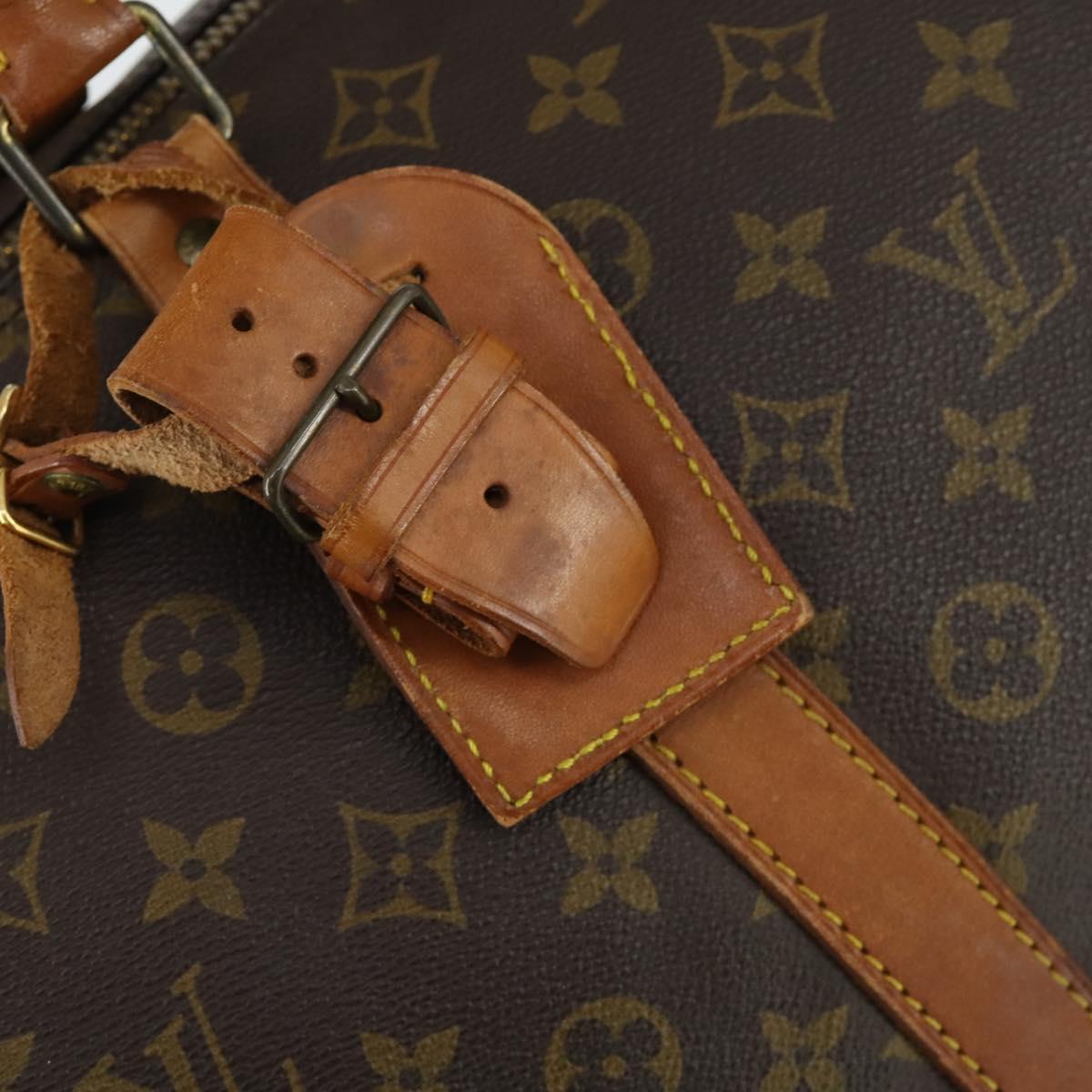 LOUIS VUITTON Monogram Keepall 60 Boston Bag M41422 LV Auth BA10138