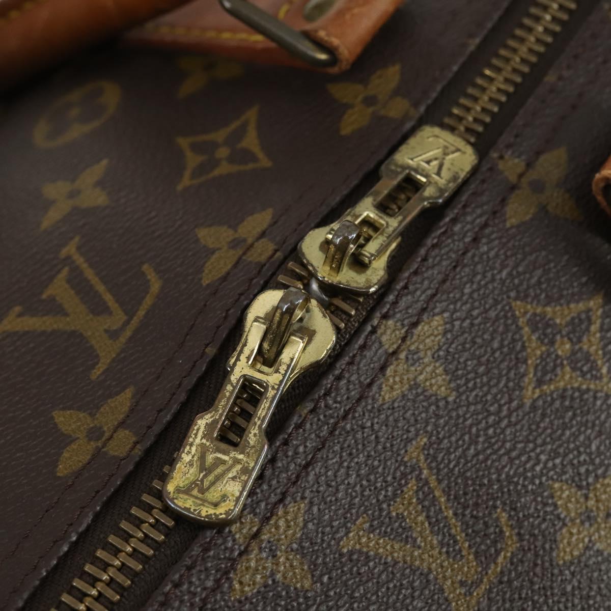 LOUIS VUITTON Monogram Keepall 60 Boston Bag M41422 LV Auth BA10138