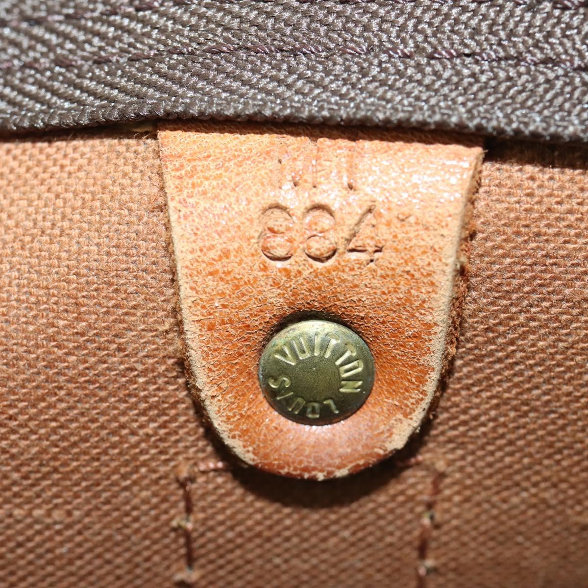 LOUIS VUITTON Monogram Keepall 60 Boston Bag M41422 LV Auth BA10138