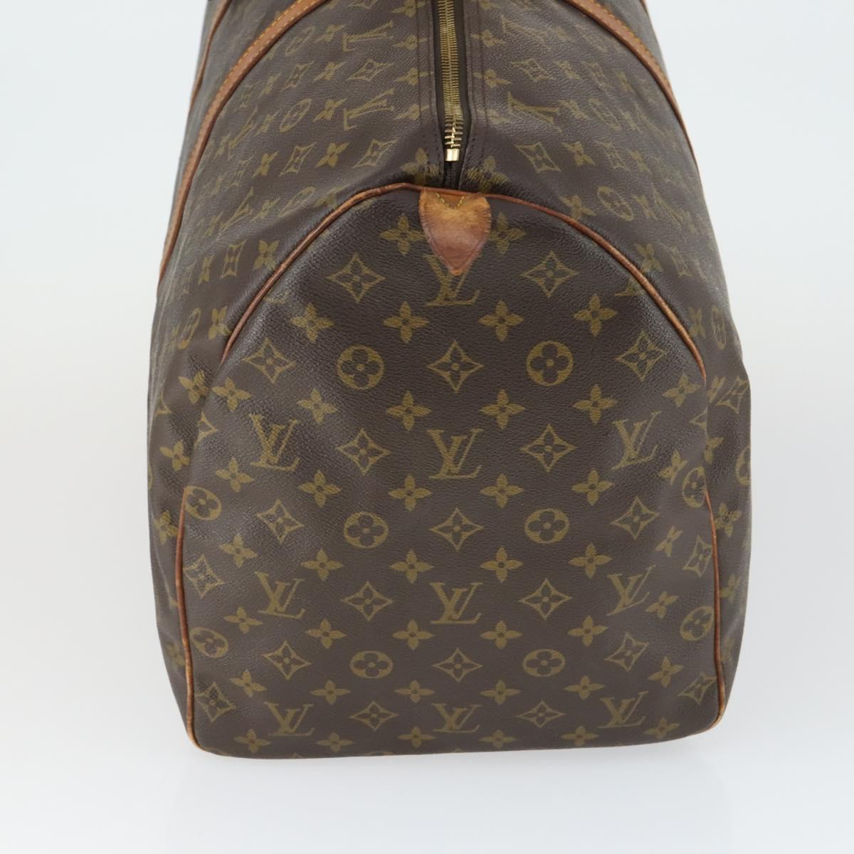 LOUIS VUITTON Monogram Keepall 60 Boston Bag M41422 LV Auth BA10138
