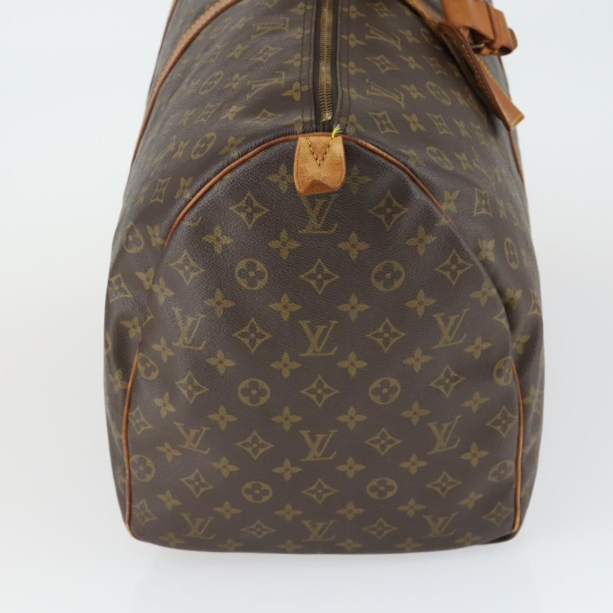 LOUIS VUITTON Monogram Keepall 60 Boston Bag M41422 LV Auth BA10138