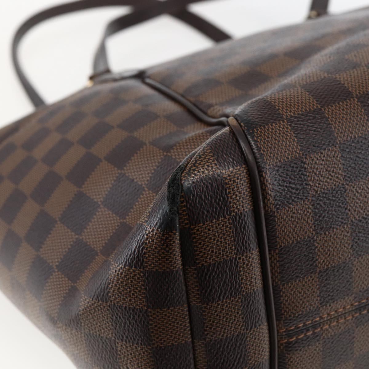 LOUIS VUITTON Damier Ebene Totally MM Hand Bag N41281 LV Auth BA10143