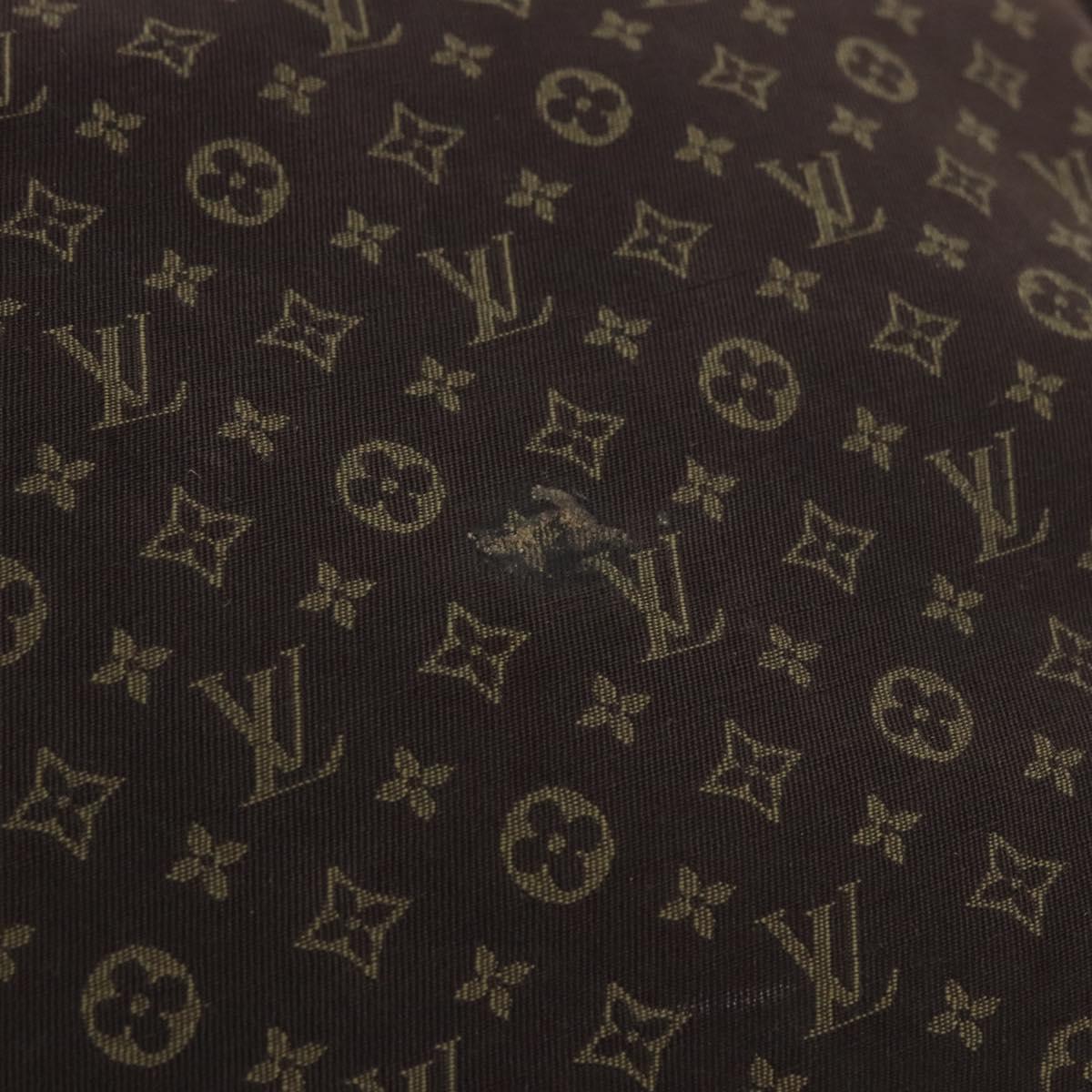 LOUIS VUITTON Monogram Mini Lin Sac Arange Bag Ebene M95221 LV Auth BA10144