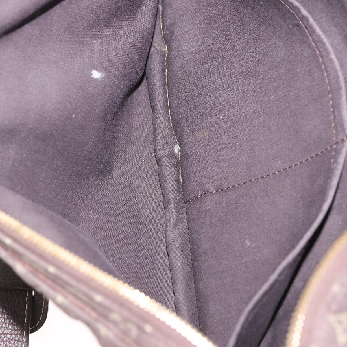 LOUIS VUITTON Monogram Mini Lin Sac Arange Bag Ebene M95221 LV Auth BA10144