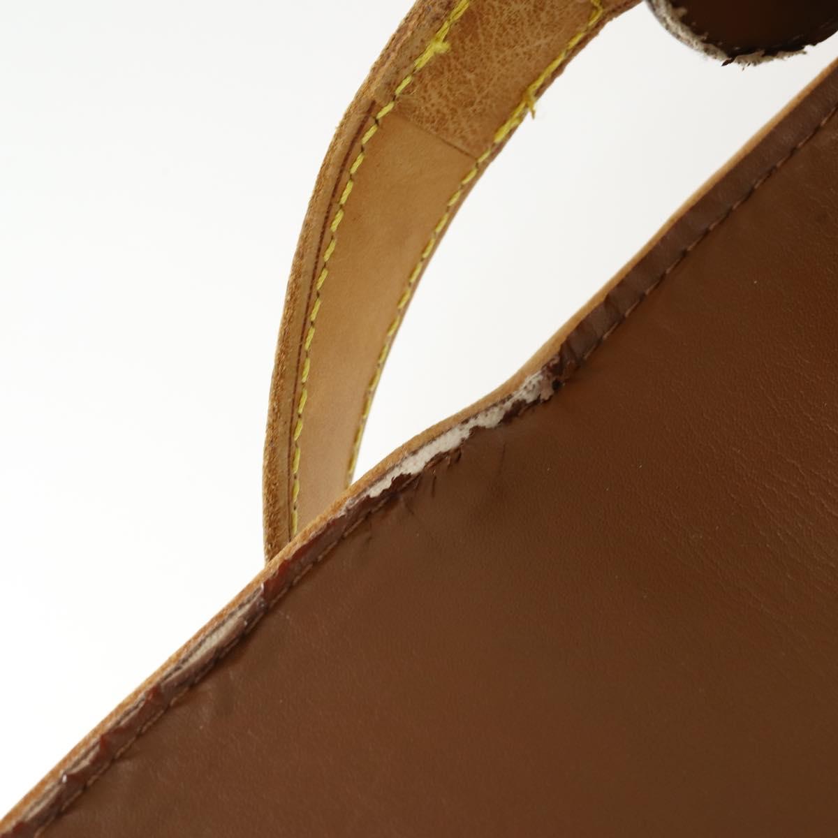 LOUIS VUITTON Monogram Vernis Christie GM Bag Bronze M91107 LV Auth BA10151