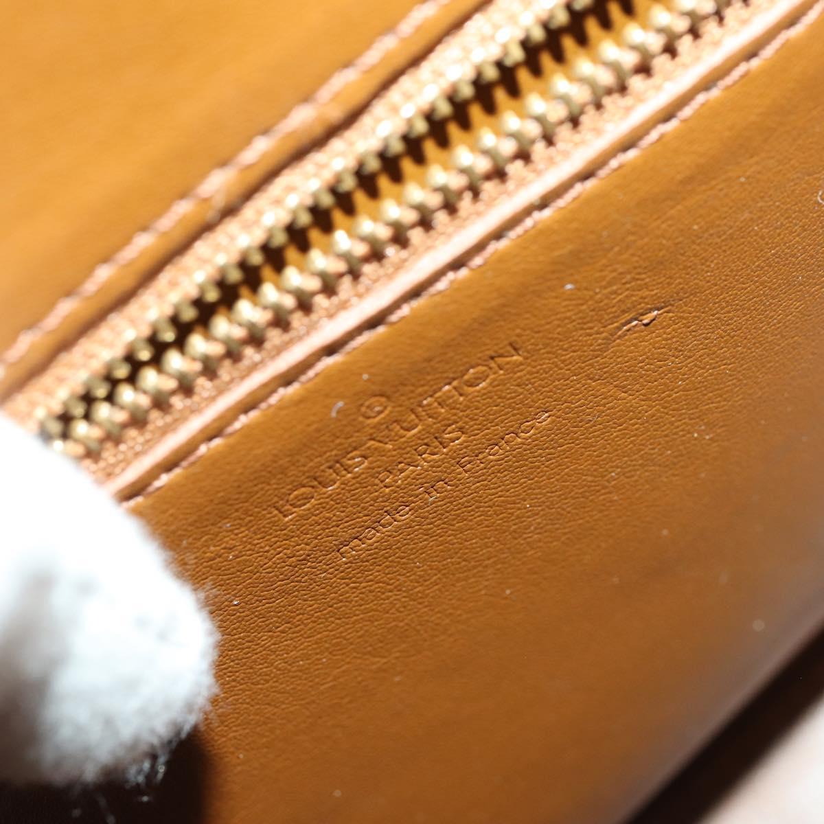 LOUIS VUITTON Monogram Vernis Christie GM Bag Bronze M91107 LV Auth BA10151