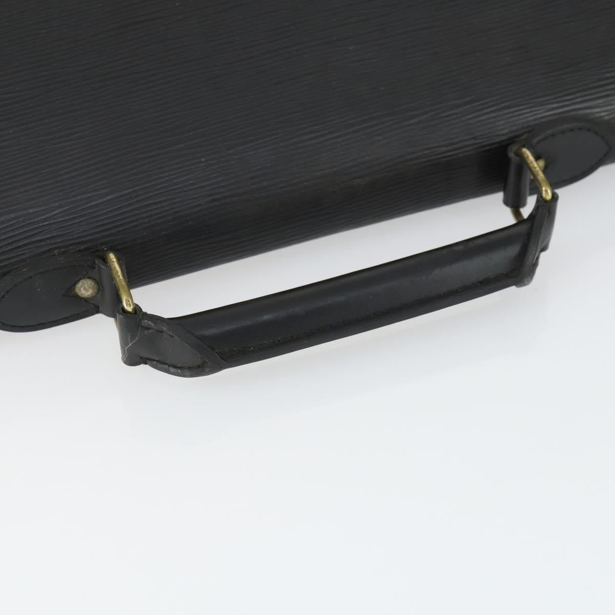LOUIS VUITTON Epi Serviette Conseiller Briefcase Black M54422 LV Auth BA10153