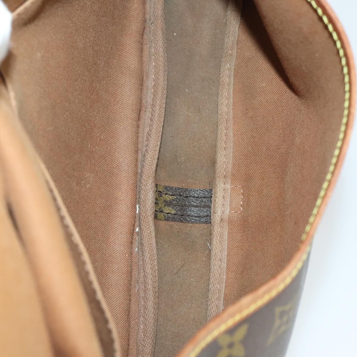 LOUIS VUITTON Monogram Saumur 30 Shoulder Bag M42256 LV Auth BA10158