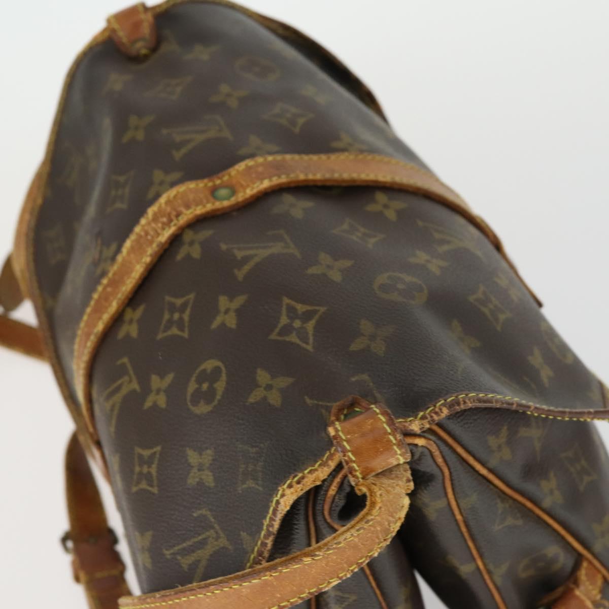LOUIS VUITTON Monogram Saumur 30 Shoulder Bag M42256 LV Auth BA10158