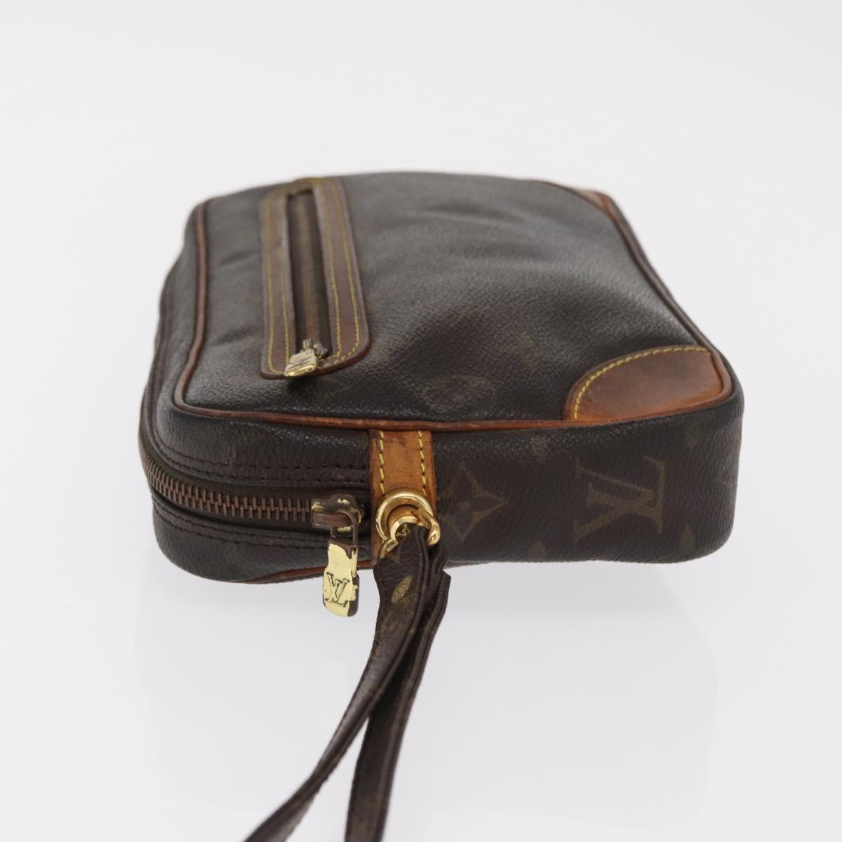 LOUIS VUITTON Monogram Marly Dragonne GM Clutch Bag M51825 LV Auth BA10159