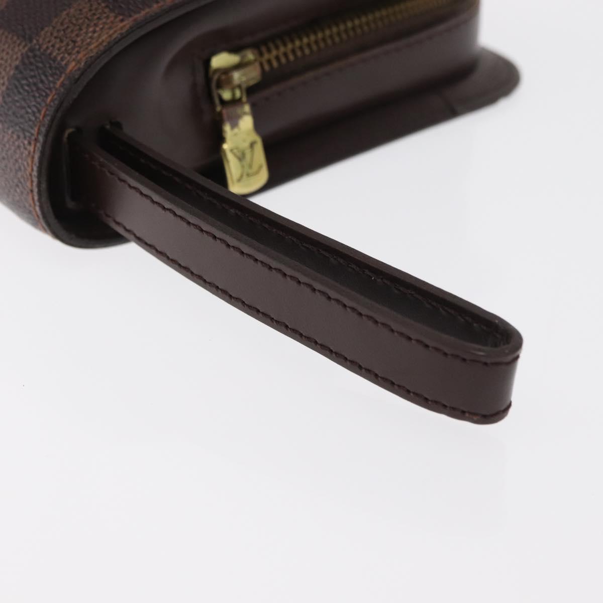 LOUIS VUITTON Damier Ebene Saint Louis Clutch Bag N51993 LV Auth BA10166