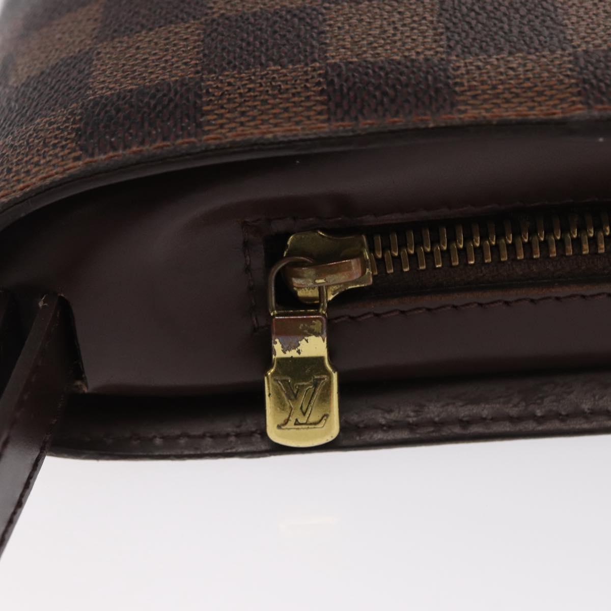 LOUIS VUITTON Damier Ebene Saint Louis Clutch Bag N51993 LV Auth BA10166