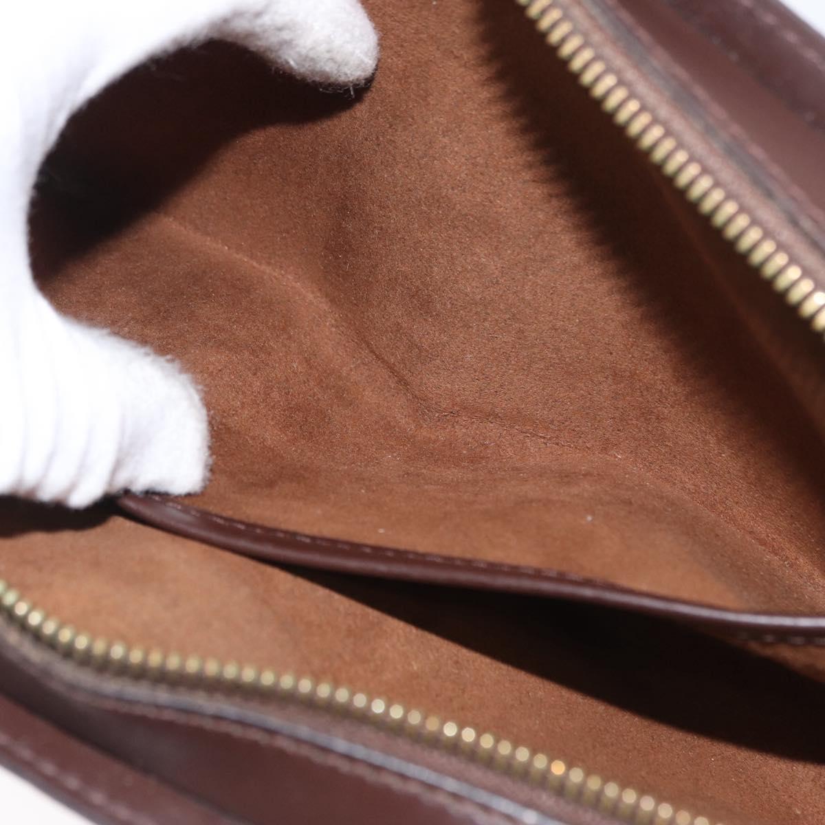 LOUIS VUITTON Damier Ebene Saint Louis Clutch Bag N51993 LV Auth BA10166