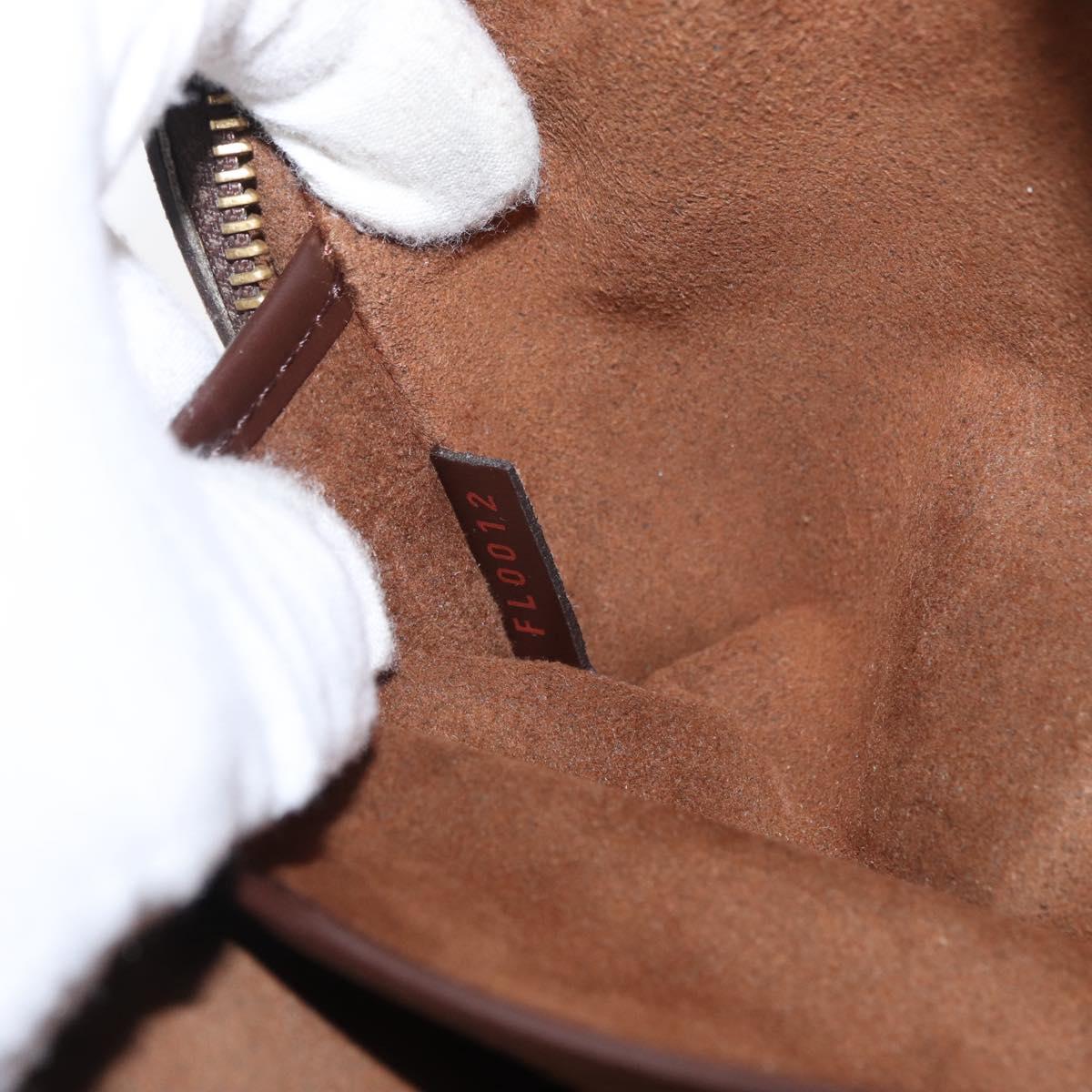 LOUIS VUITTON Damier Ebene Saint Louis Clutch Bag N51993 LV Auth BA10166