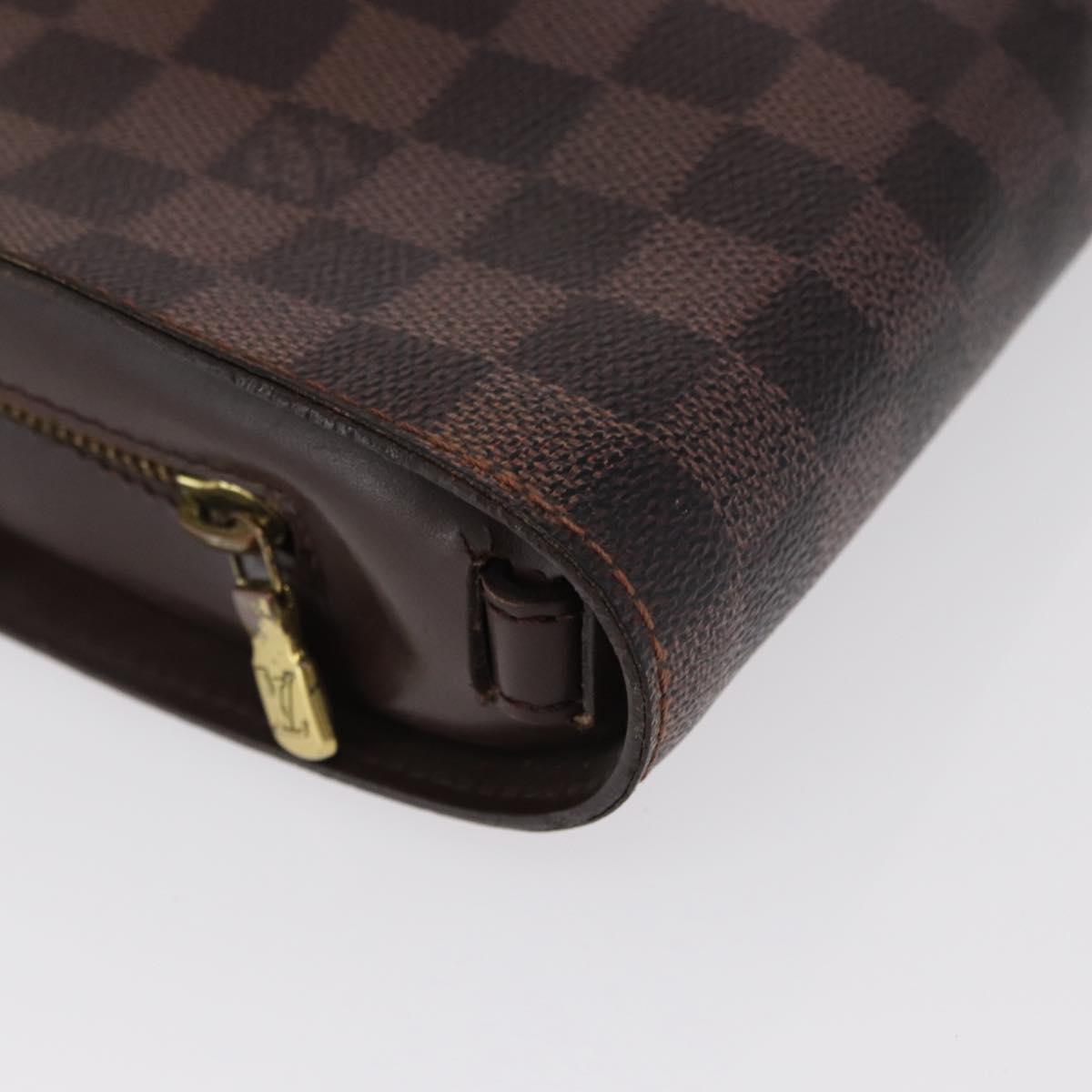 LOUIS VUITTON Damier Ebene Saint Louis Clutch Bag N51993 LV Auth BA10166