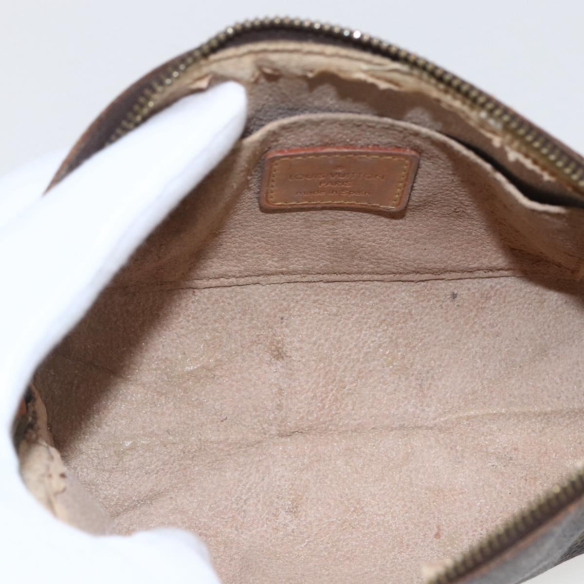 LOUIS VUITTON Monogram Pochette Cosmetic PM Cosmetic Pouch M47515 Auth BA10170