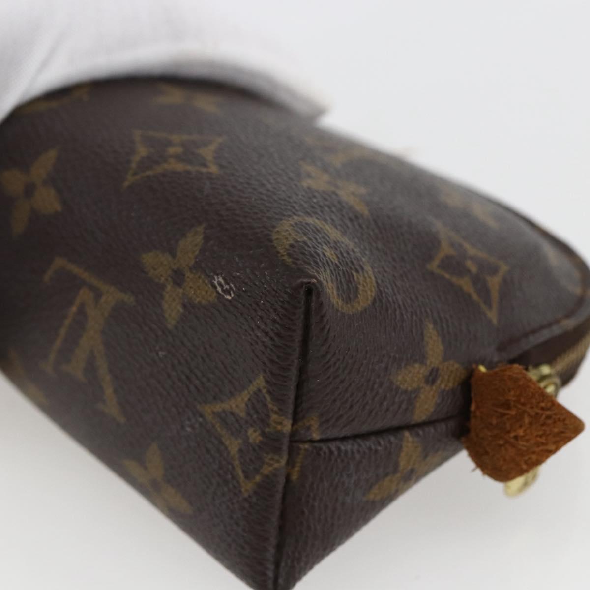 LOUIS VUITTON Monogram Pochette Cosmetic PM Cosmetic Pouch M47515 Auth BA10171