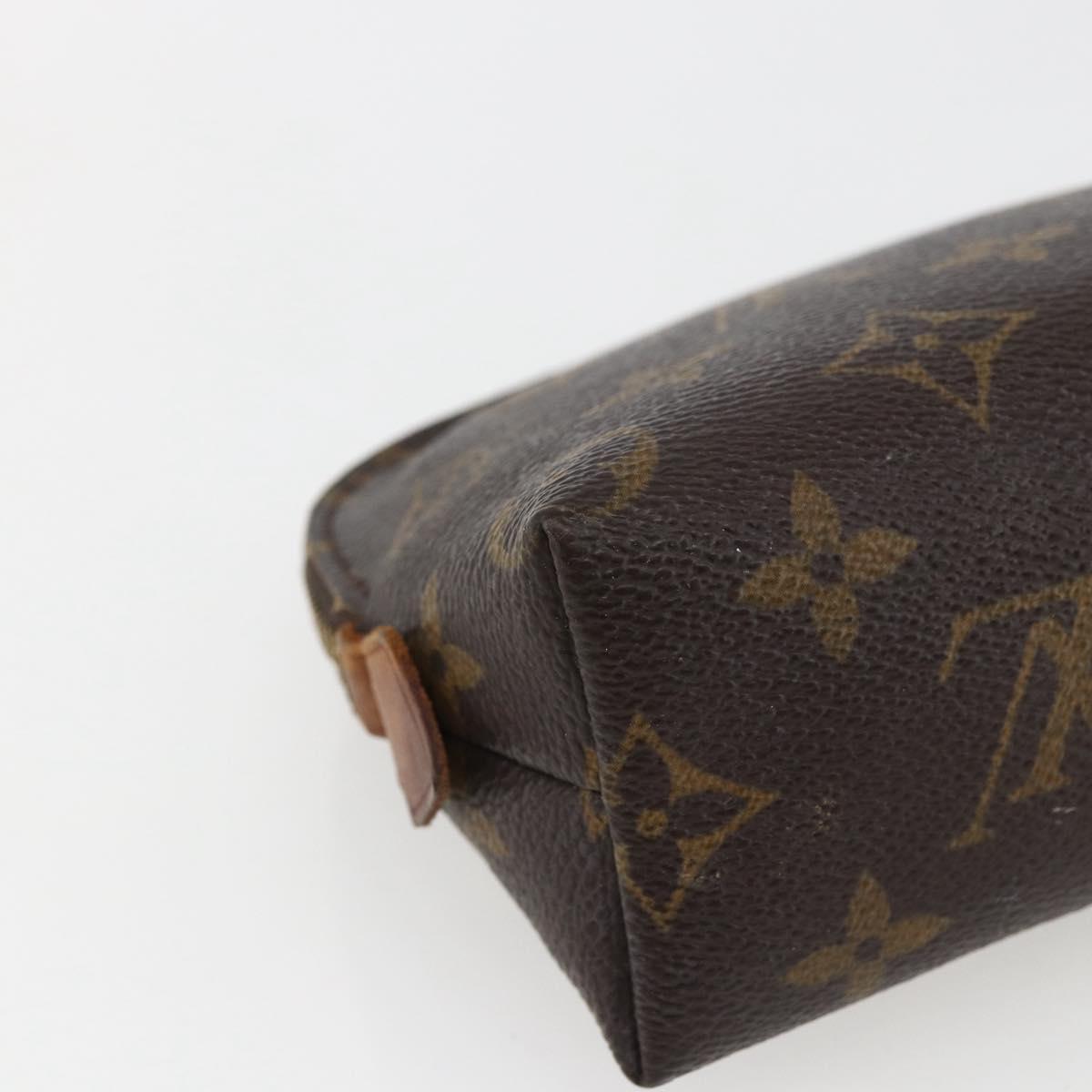 LOUIS VUITTON Monogram Pochette Cosmetic PM Cosmetic Pouch M47515 Auth BA10171