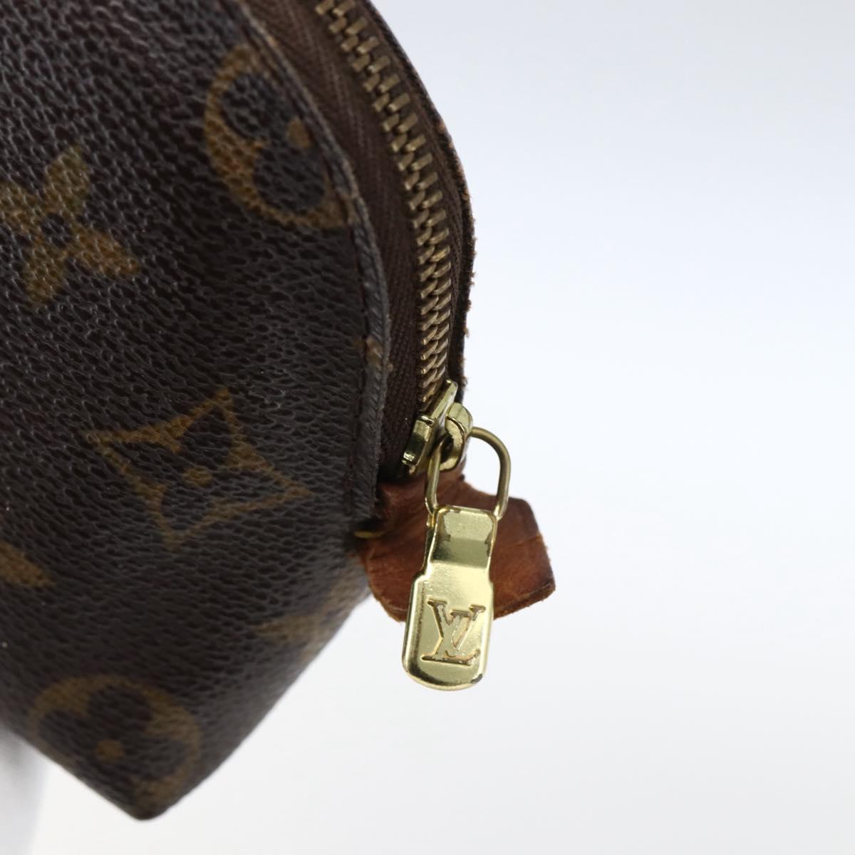 LOUIS VUITTON Monogram Pochette Cosmetic PM Cosmetic Pouch M47515 Auth BA10171