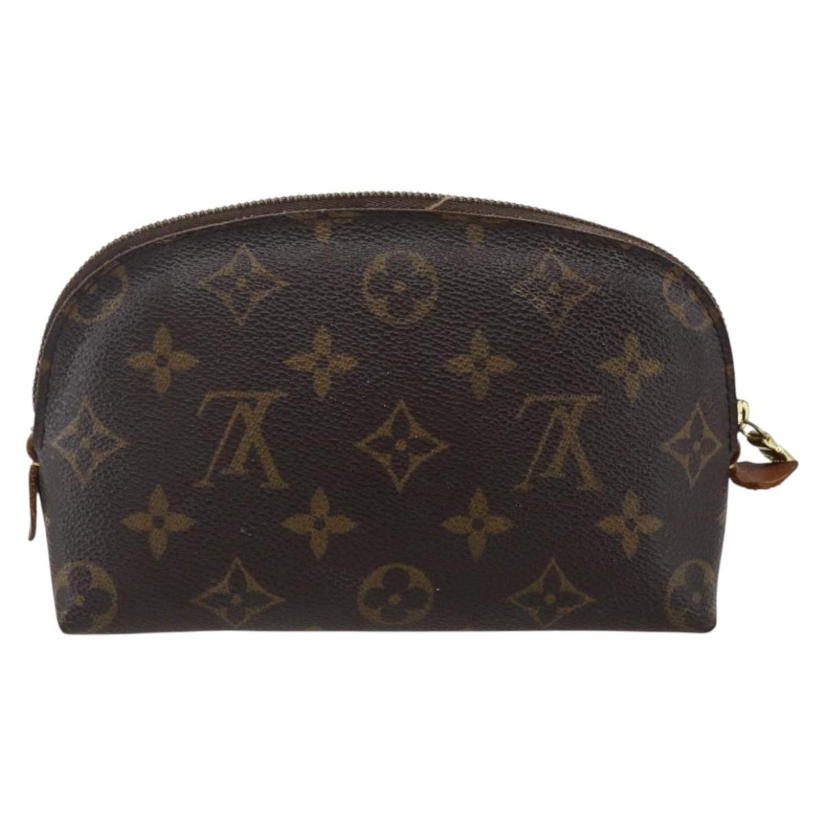 LOUIS VUITTON Monogram Pochette Cosmetic PM Cosmetic Pouch M47515 Auth BA10171
