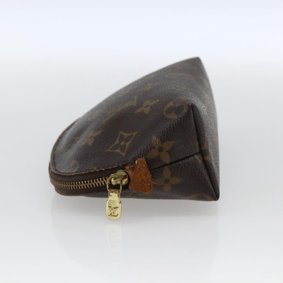LOUIS VUITTON Monogram Pochette Cosmetic PM Cosmetic Pouch M47515 Auth BA10171