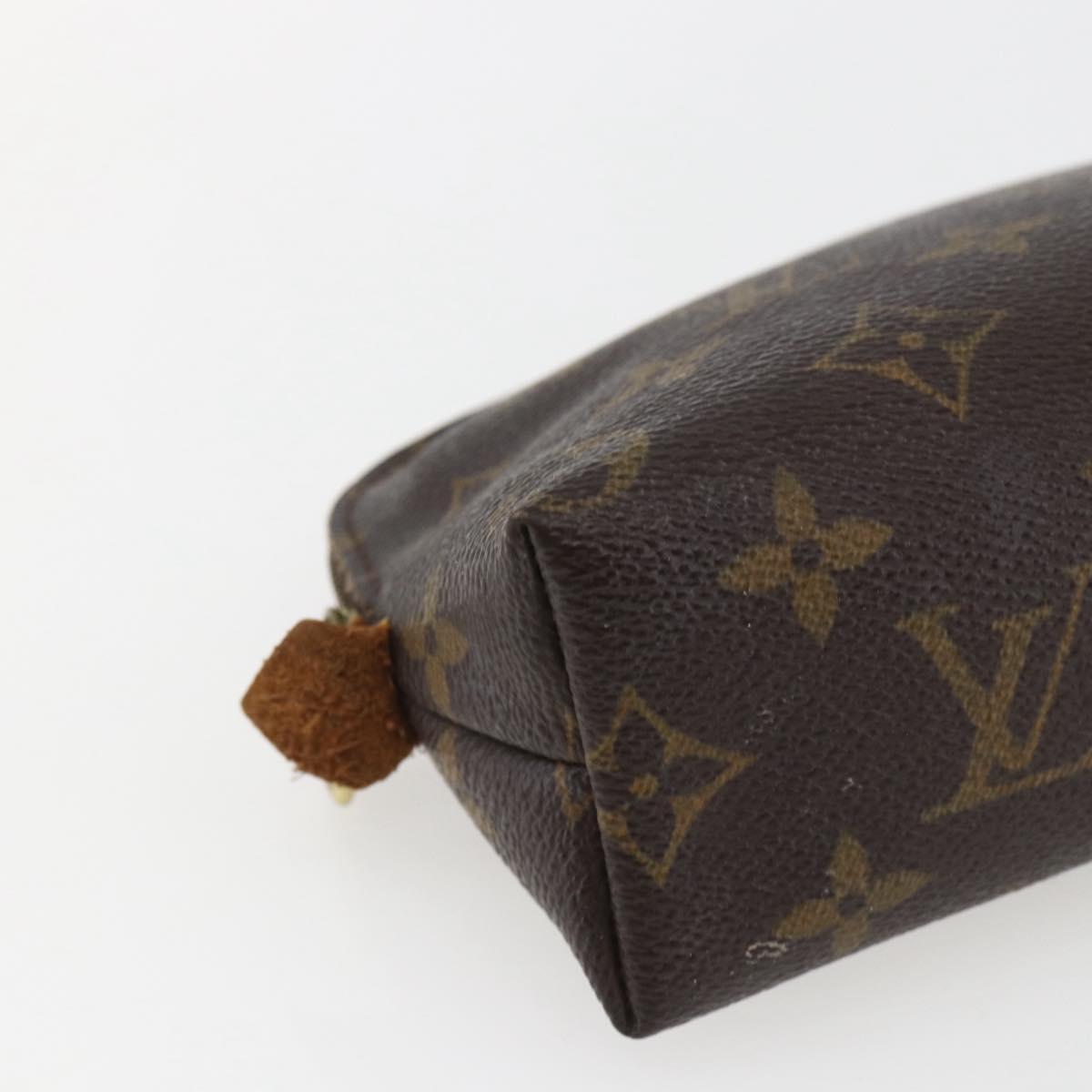 LOUIS VUITTON Monogram Pochette Cosmetic PM Cosmetic Pouch M47515 Auth BA10171
