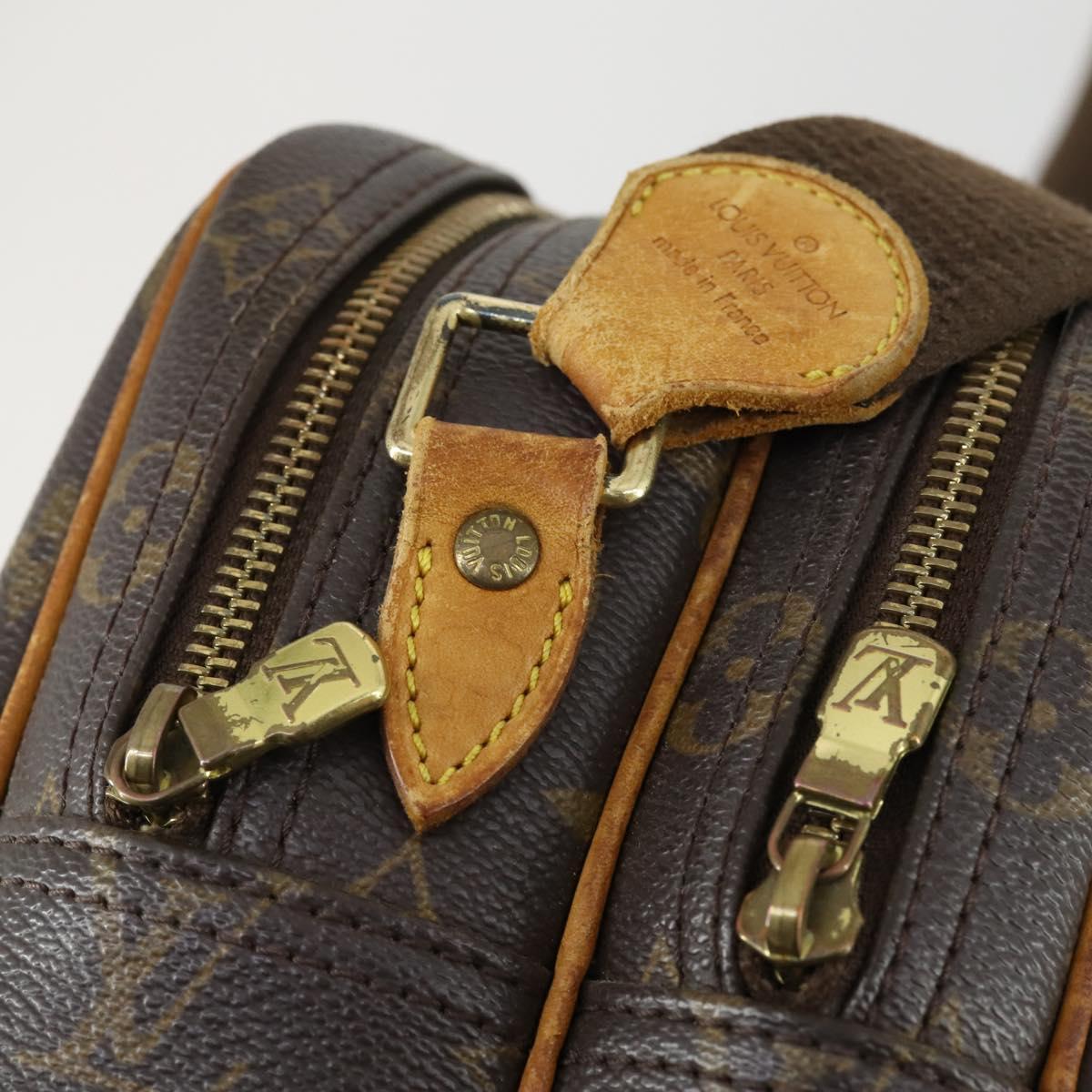 LOUIS VUITTON Monogram Reporter PM Shoulder Bag M45254 LV Auth BA10174