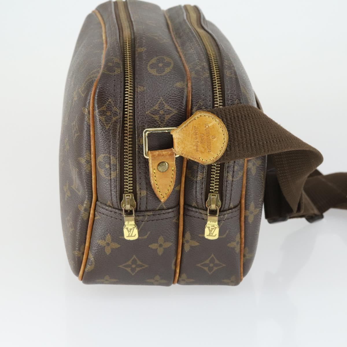 LOUIS VUITTON Monogram Reporter PM Shoulder Bag M45254 LV Auth BA10174