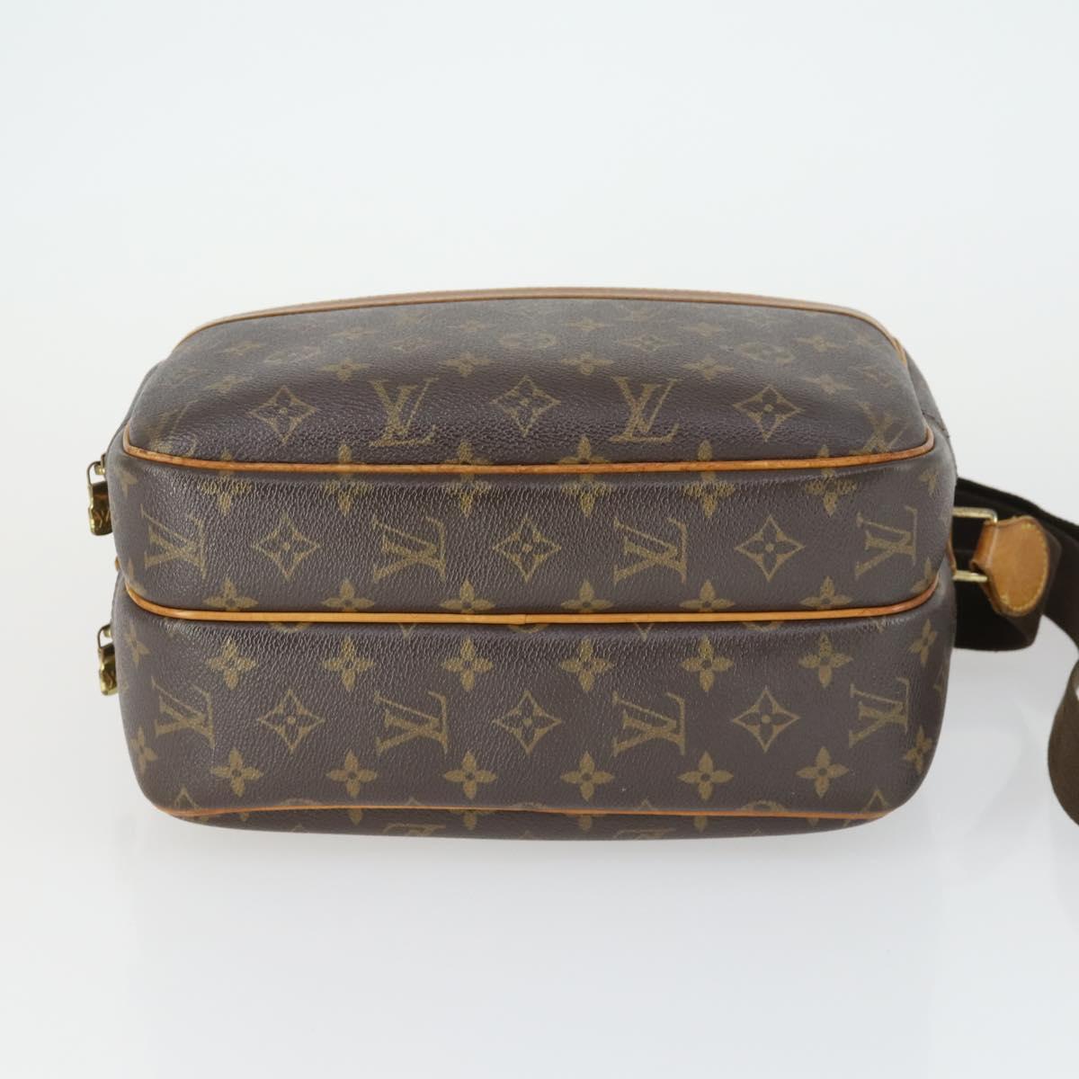 LOUIS VUITTON Monogram Reporter PM Shoulder Bag M45254 LV Auth BA10174