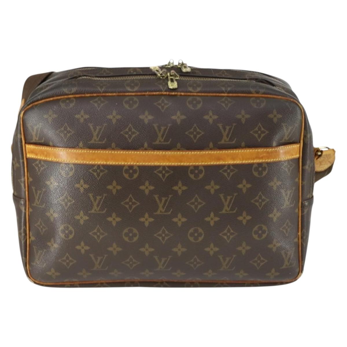 LOUIS VUITTON Monogram Reporter GM Shoulder Bag M45252 LV Auth BA10175