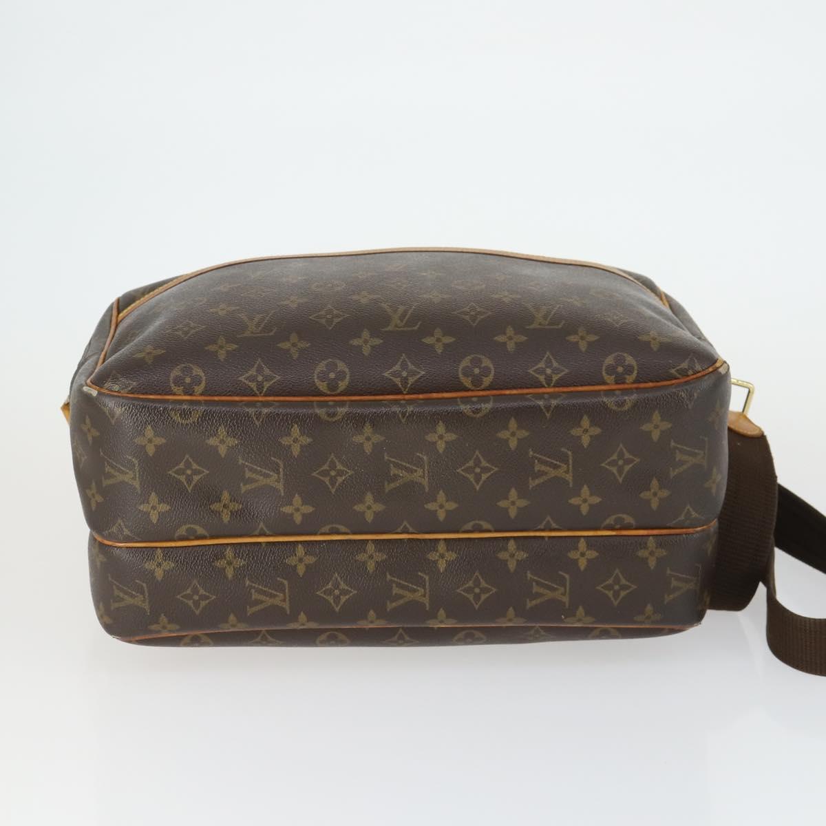 LOUIS VUITTON Monogram Reporter GM Shoulder Bag M45252 LV Auth BA10175