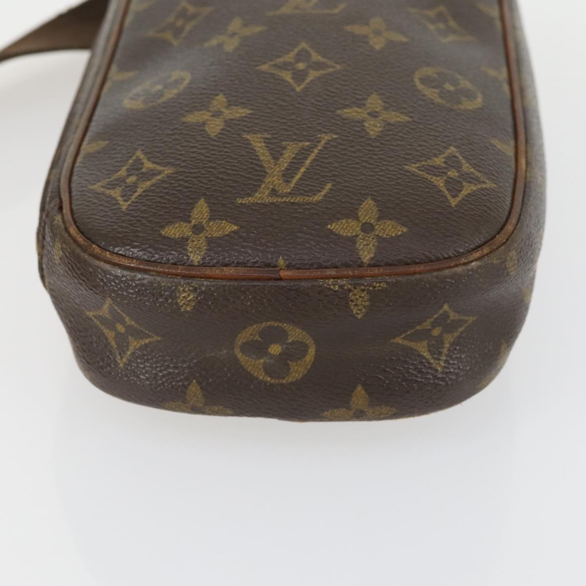 LOUIS VUITTON Monogram Pochette Gange Shoulder Bag M51870 LV Auth BA10180