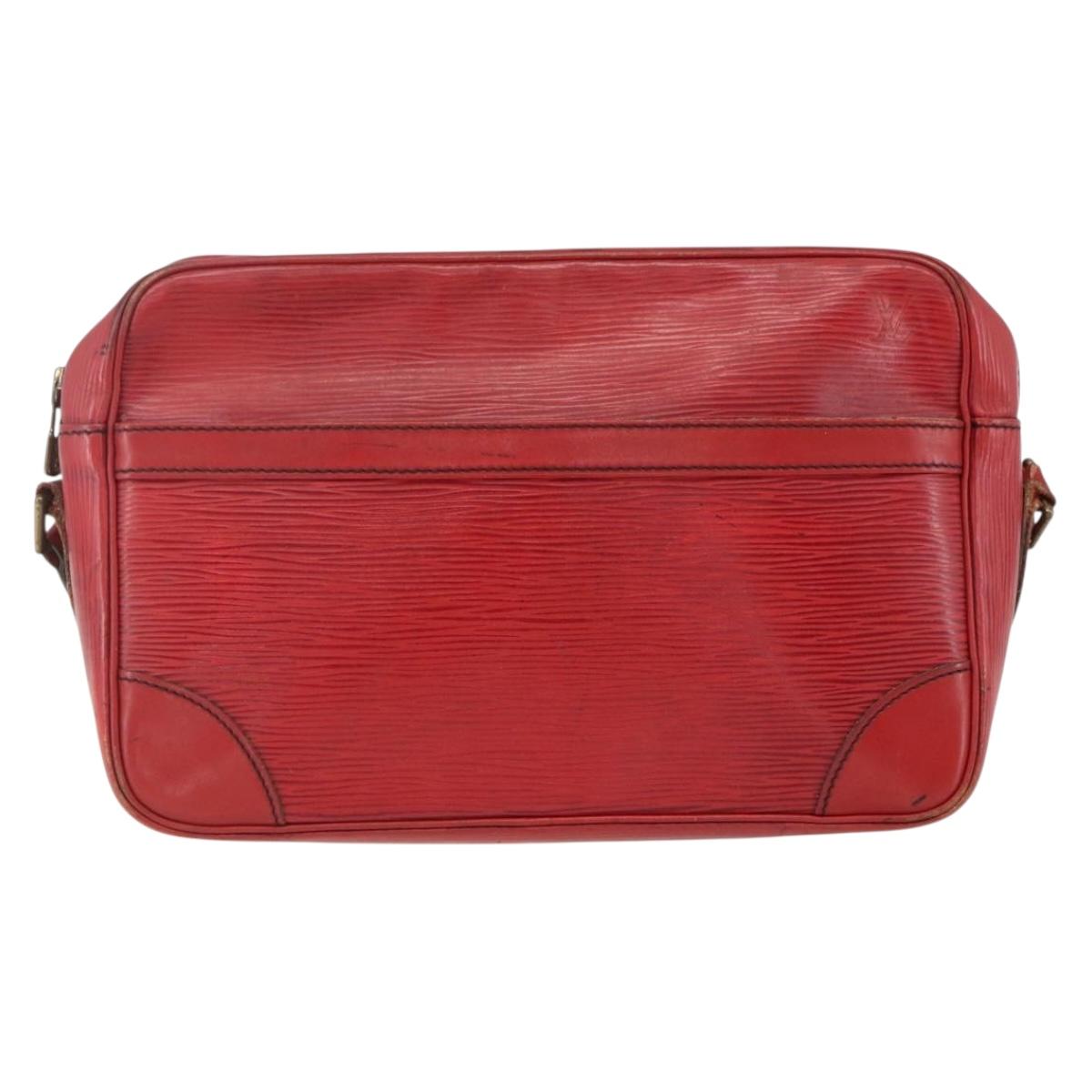 LOUIS VUITTON Epi Trocadero 27 Shoulder Bag Red M52317 LV Auth BA10187