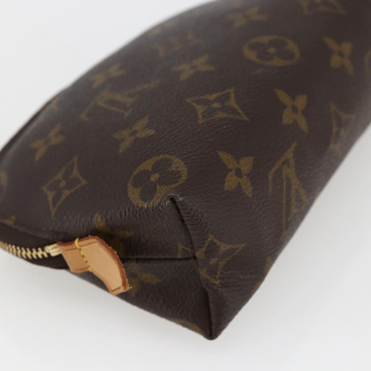 LOUIS VUITTON Monogram Pochette Cosmetic PM Cosmetic Pouch M47515 Auth BA10189