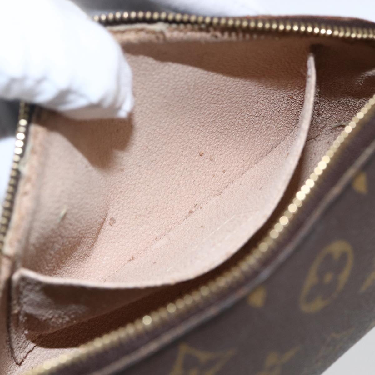 LOUIS VUITTON Monogram Pochette Cosmetic PM Cosmetic Pouch M47515 Auth BA10189