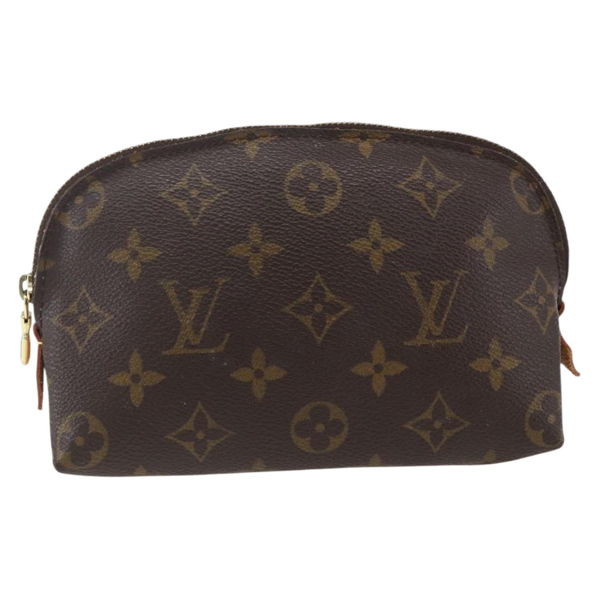 LOUIS VUITTON Monogram Pochette Cosmetic PM Cosmetic Pouch M47515 Auth BA10189