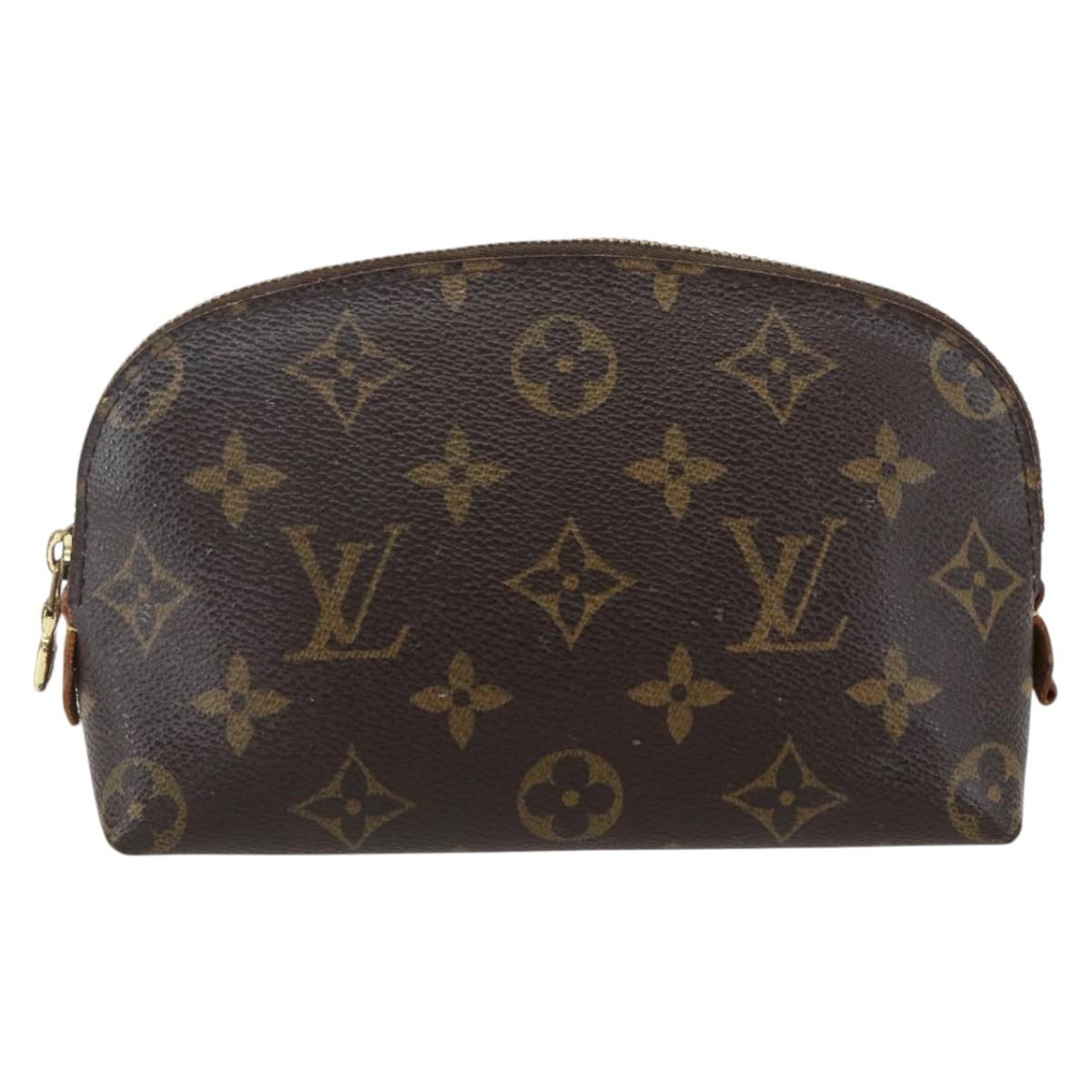 LOUIS VUITTON Monogram Pochette Cosmetic PM Cosmetic Pouch M47515 Auth BA10190