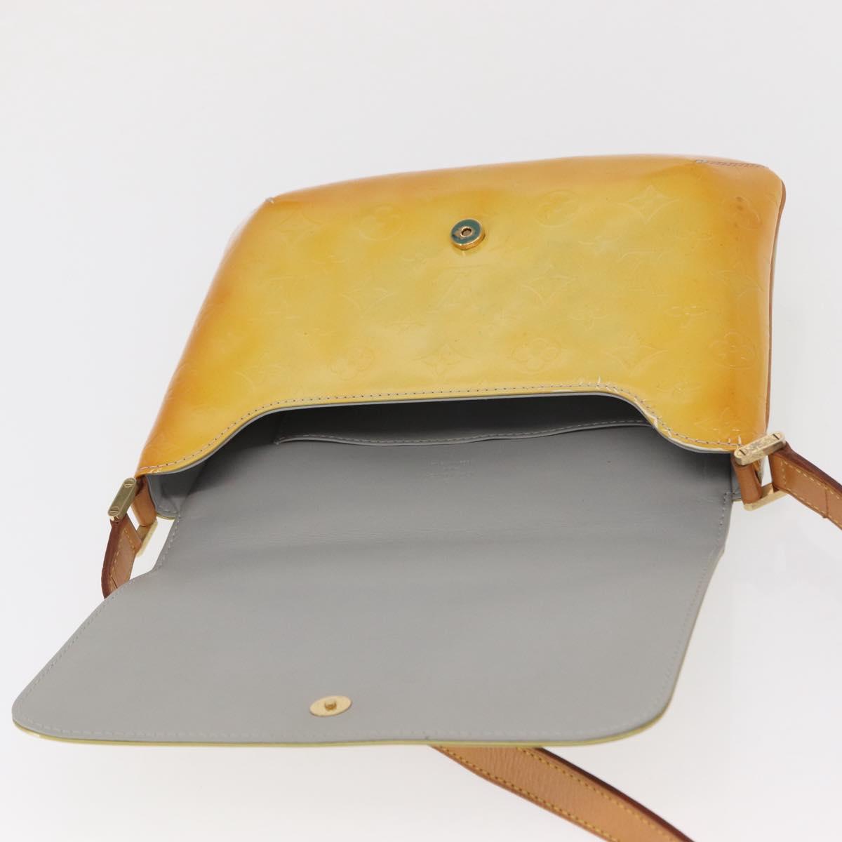 LOUIS VUITTON Vernis Thompson Street Shoulder Bag Gris M91008 LV Auth BA10191