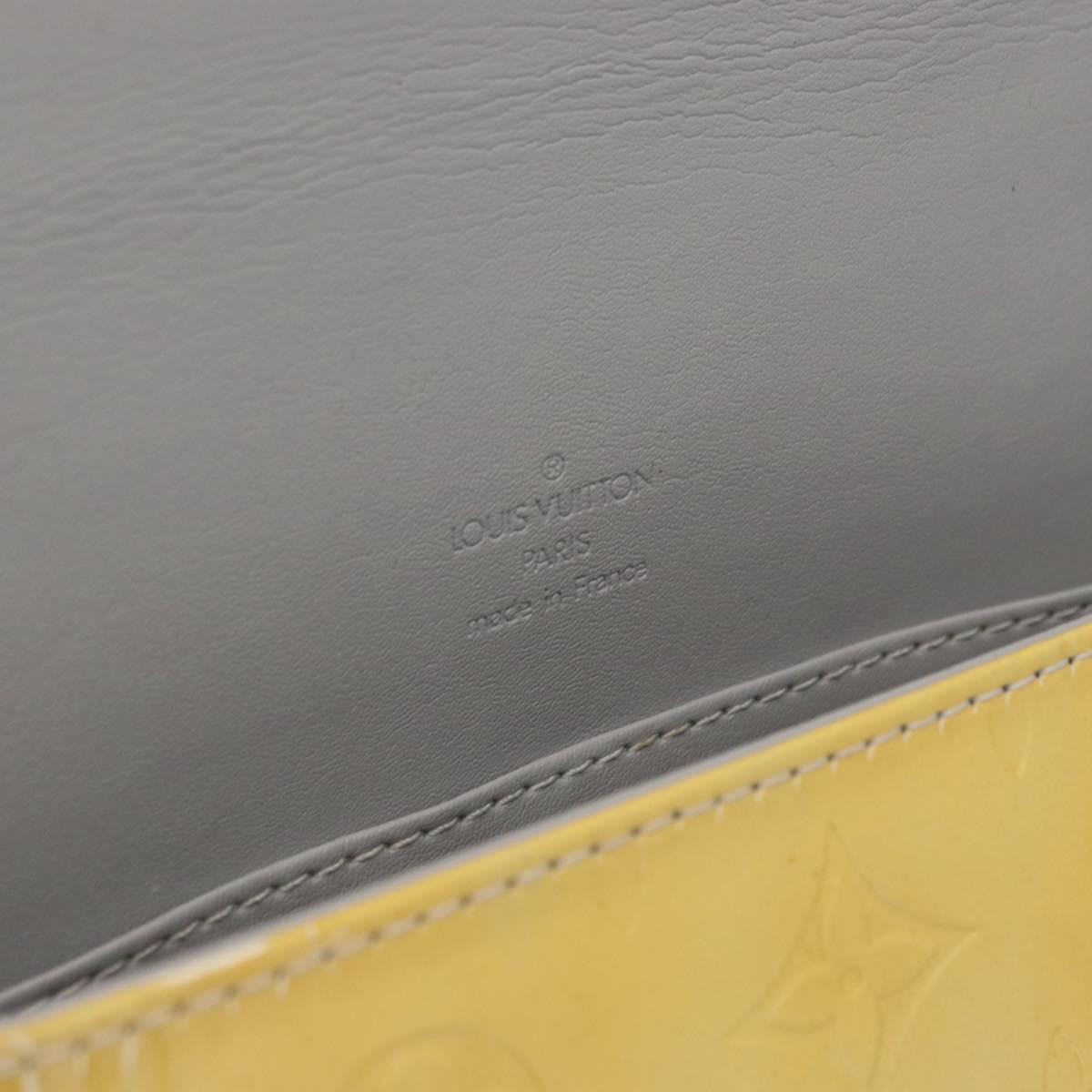 LOUIS VUITTON Vernis Thompson Street Shoulder Bag Gris M91008 LV Auth BA10191