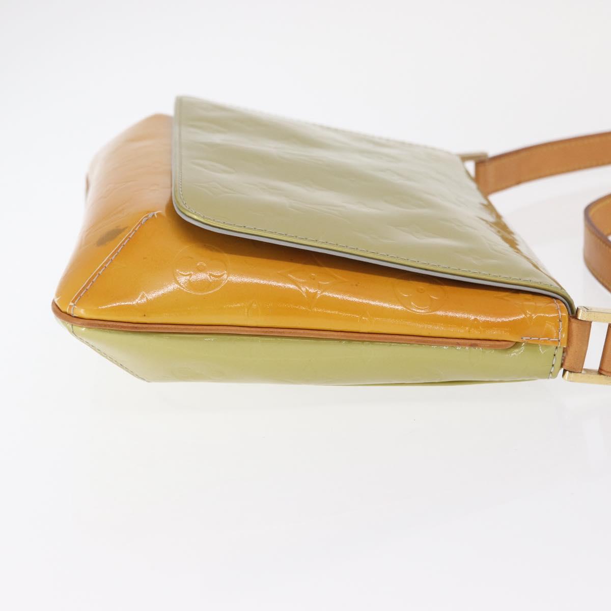 LOUIS VUITTON Vernis Thompson Street Shoulder Bag Gris M91008 LV Auth BA10191