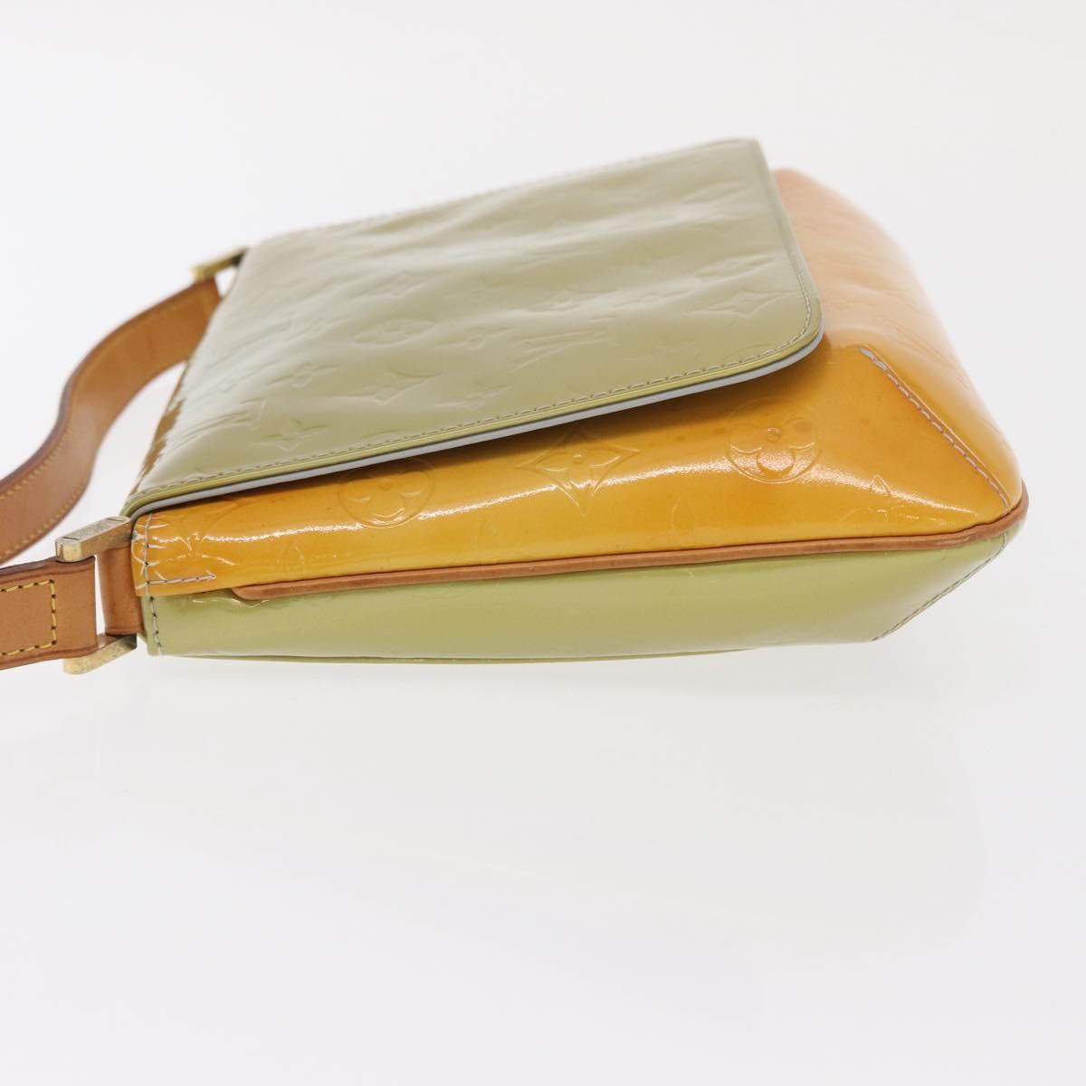 LOUIS VUITTON Vernis Thompson Street Shoulder Bag Gris M91008 LV Auth BA10191