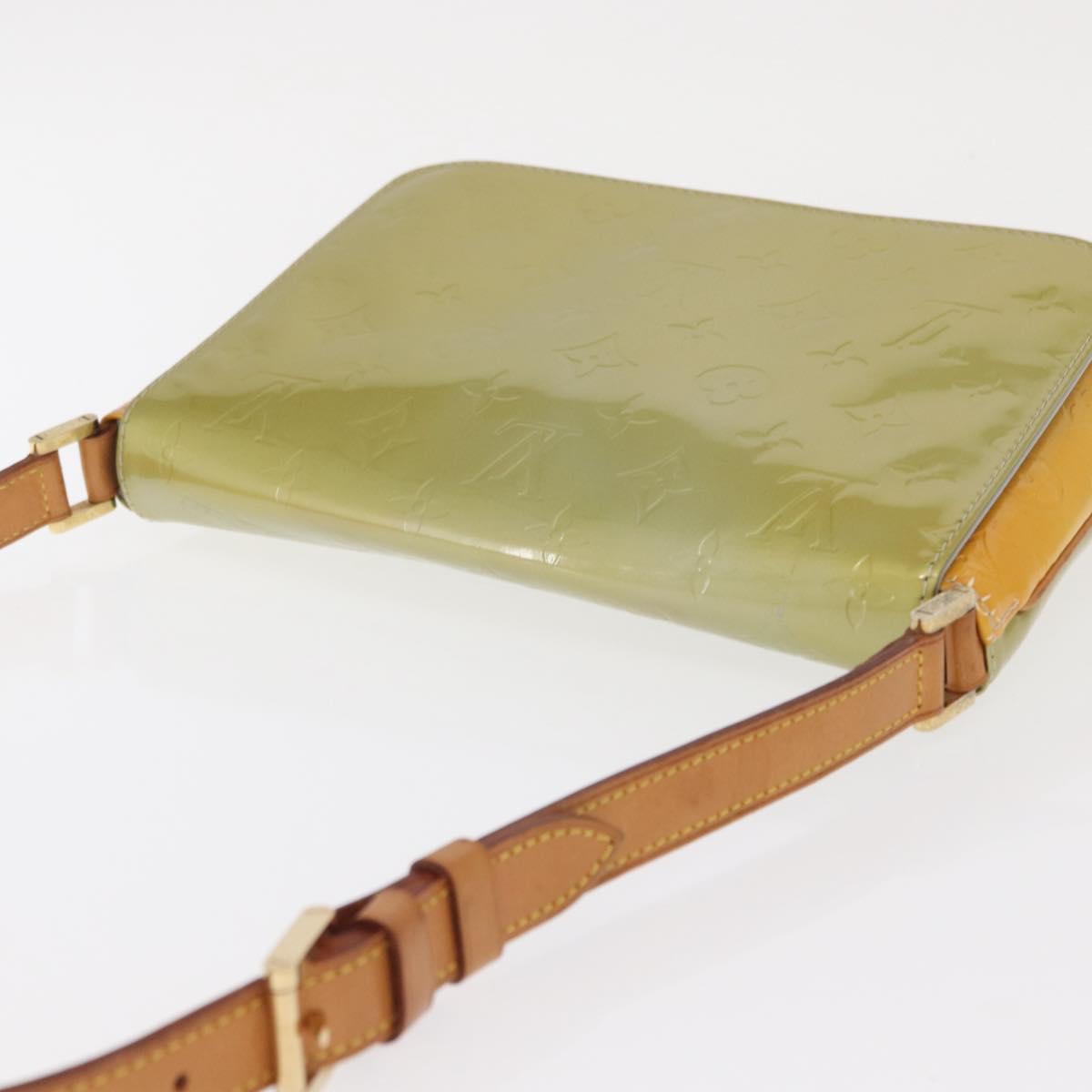 LOUIS VUITTON Vernis Thompson Street Shoulder Bag Gris M91008 LV Auth BA10191