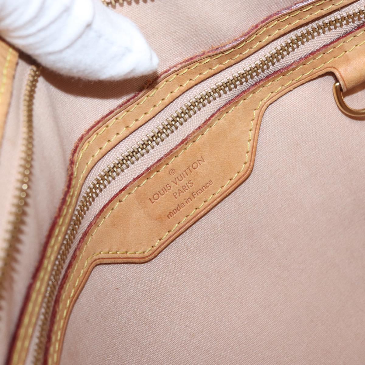 LOUIS VUITTON Monogram Vernis Blair MM Hand Bag Rose Velur M91588 Auth BA10196